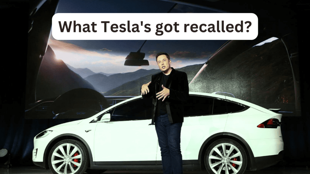 Tesla cars have been recalled