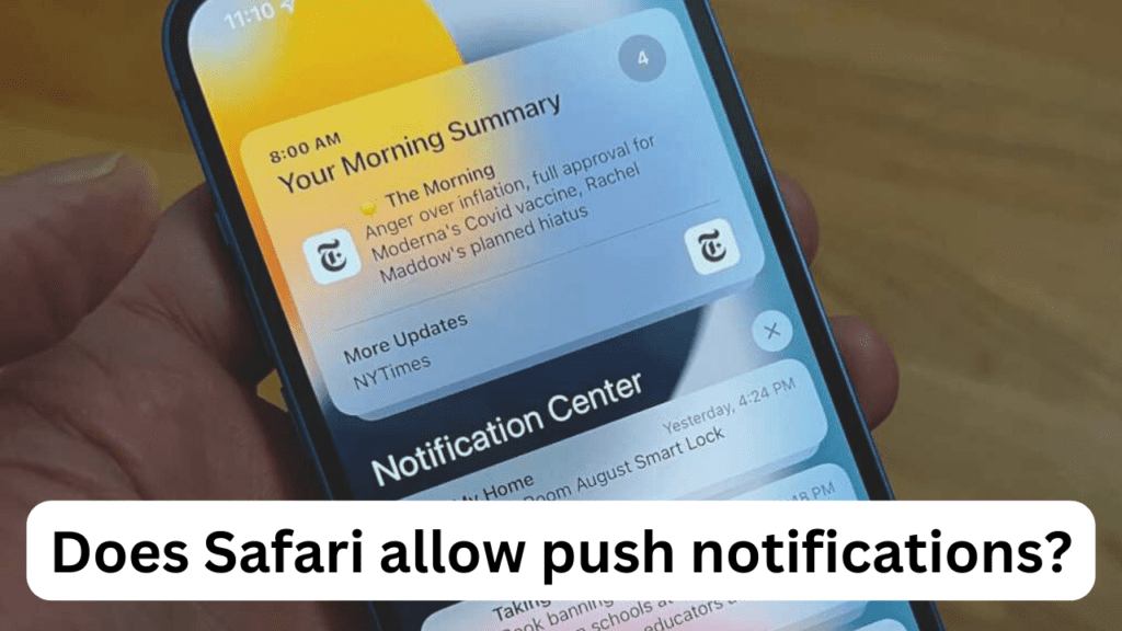 Apple Google users through push notifications