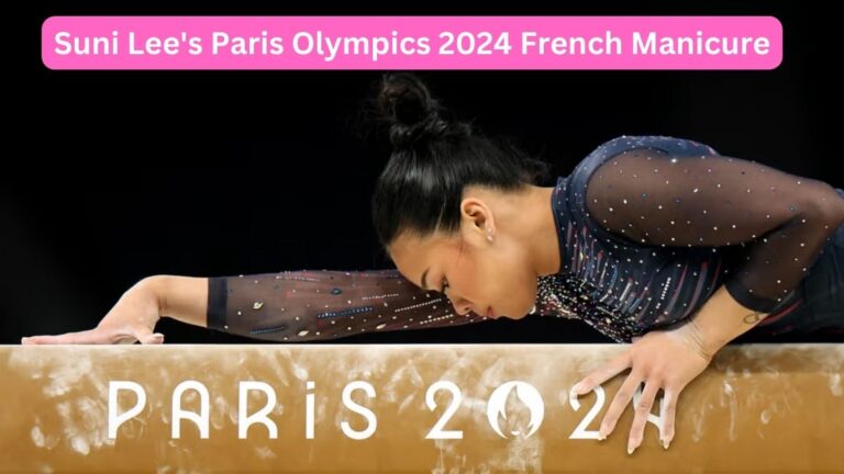 Suni Lee's Paris Olympics 2024 French Manicure