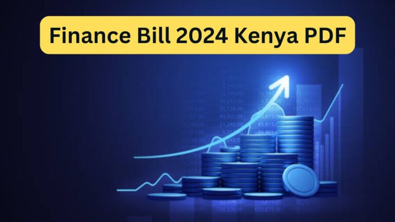 Finance Bill 2024 Kenya PDF A Comprehensive Guide