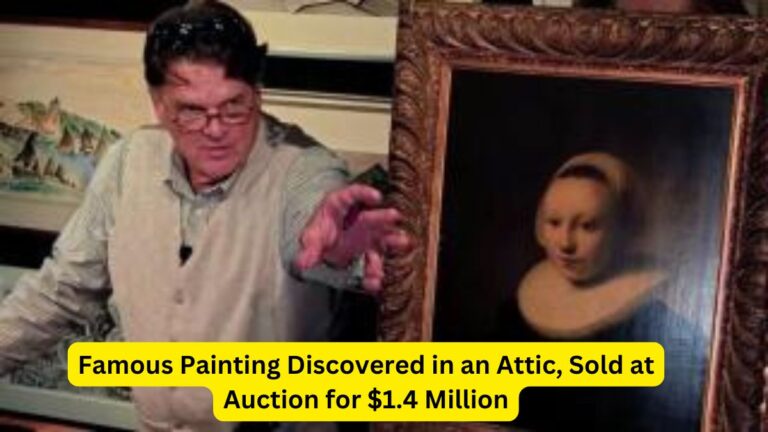 Famous Painting Discovered in an Attic, Sold at Auction for $1.4 Million